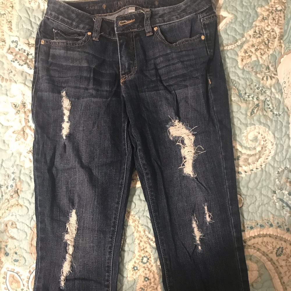 Jennifer Lopez Denim Capris